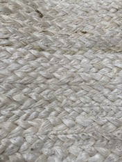 LA REDOUTE AFTAS RECTANGULAR BLEACHED JUTE RUG 200 X 250CM