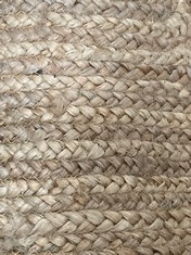 LA REDOUTE HEMPY HAND-WOVEN 100% JUTE XL RUG 240 X 330 CM IN NATURAL - GGR070 - RRP £300