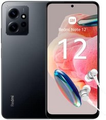 REDMI NOTE 12 PHONE IN BLACK. (UNIT ONLY) [JPTC70138]