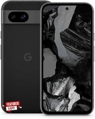 GOOGLE PIXEL 8A PHONE (ORIGINAL RRP - £500.00) IN BLACK. (WITH BOX) [JPTC70213]