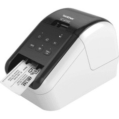 BROTHER QL-810WC LABEL PRINTER (ORIGINAL RRP - £115.00) IN BLACK AND WHITE. (WITH BOX) [JPTC70387]