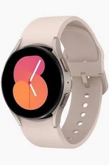 SAMSUNG GALAXY WATCH 5 SMART WATCH (ORIGINAL RRP - £170.00) IN PINK GOLD. (WITH BOX). (SEALED UNIT). [JPTC70222]