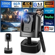 COVVY PROJECTOR TV ACCESSORY (ORIGINAL RRP - £109.99) IN SLIVER AND BLACK. (UNIT ONLY) [JPTC70388]