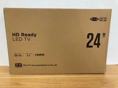 24" HD READY LED TV MONITOR IN BLACK. (WITH BOX) [JPTC70393]