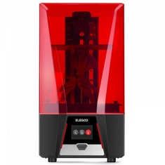 ELEGOO SATURN 2 3D PRINTER (ORIGINAL RRP - £301.80) IN RED AND BLACK. (UNIT ONLY) [JPTC70402]