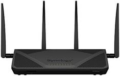 SYNOLOGY RT2600AC WIFI ROUTER WIFI ACCESSORY (ORIGINAL RRP - £185.00) IN BLACK. (WITH BOX) [JPTC70325]