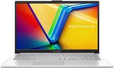 ASUS VIVOBOOK GO14/15 476 GB LAPTOP (ORIGINAL RRP - £479.99) IN SLIVER. (WITH BOX). INTEL CORE I3-N305, 8 GB RAM, [JPTC70261]