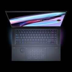 ASUS ZENBOOK PRO X16 OLED NO HDD AND NO SDD LAPTOP (ORIGINAL RRP - £3000.00) IN BLACK. (WITH BOX AND NO HDD AND SSD AND SCREEN DOESNT WORK). INTEL CORE I9, 16.0" SCREEN [JPTC70111]