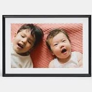 AURA CARVER DIGITAL PHOTO FRAME PHOTO ACCESSORY (ORIGINAL RRP - £149.00) IN BLACK. (WITH BOX) [JPTC70243]