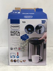 ADDIS THERMO POT INSTANT HOT WATER BOILER DISPENSER 3.2 LITRE STAINLESS STEEL/BLACK 516521