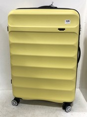 GINZA TRAVEL YELLOW 4 WHEEL TRAVEL CASE