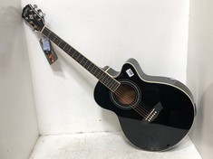 WASHBURN BLACK FULL SIZE ACOUSTIC GUITAR