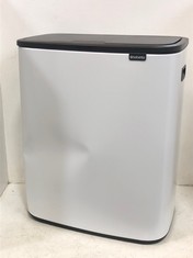 BRABANTIA TOUCH BIN HI WITH 2 INNER BUCKETS 2 X 30L