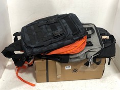 5 X ASSORTED ITEMS TO INCLUDE DEUTER SPEED LITE 13 ORANGE BACKPACK