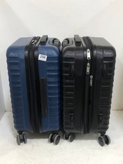 BLACK 4 WHEEL TRAVEL CASE TO INCLUDE BLUE 4 WHEEL TRAVEL CASE