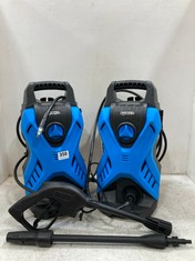 2 X TOPTECH 105BAR PRESSURE WASHER WITH 1400W MOTOR