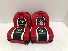 4 X ASTROPLAST VEHICLE FIRST AID POUCH RED