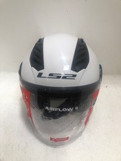 LS2 OF616 AIRFLOW II SOLID HELMET - WHITE SIZE L