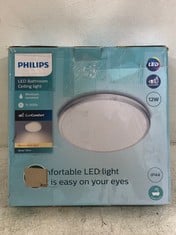 PHILIPS LED BATHROOM CEILING LIGHT SILVER