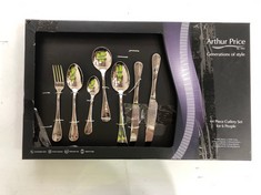 ARTHUR PRICE 44 PIECE CUTLERY SET FOR 6 PEOPLE