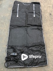 LIFEPRO WELLNESS RECOVERY BIOREMEDY INFRARED SAUNA WRAP BLACK - RRP £218