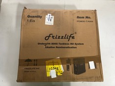 FRIZZLIFE 800 GPD TANKLESS REVERSE OSMOSIS WATER SYSTEM PD800-TAM4 - RRP £649