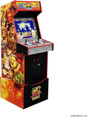 ARCADE 1UP TURBO CHAMPION EDITION STREET FIGHTER 2 ARCADE MACHINE (DOESNT WORK) (KERBSIDE PALLET DELIVERY)