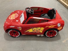 HUFFY CARS DISNEY LIGHTNING MCQUEEN RIDE ON CAR IN RED - RRP £200