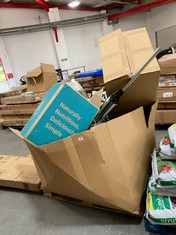 PALLET OF ASSORTED ITEMS TO INCLUDE ROTARY CLOTHES AIRER IN STAINLESS STEEL (KERBSIDE PALLET DELIVERY)