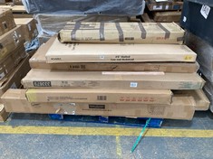 PALLET OF ASSORTED FURNITURE / PARTS TO INCLUDE VIDA DESIGNS VERONICA DOUBLE OTTOMAN BED FRAME (PART ONLY) (KERBSIDE PALLET DELIVERY)