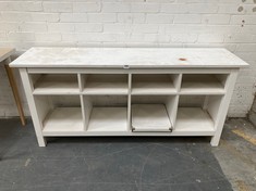 8 SHELF STORAGE UNIT IN WHITE