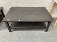 2 TIER COFFEE TABLE IN BLACK