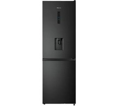 HISENSE 60/40 FREESTANDING FRIDGE FREEZER IN BLACK WITH WATER DISPENSER - MODEL NO. RB395N4WF1 - RRP £409