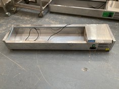 POLAR COMMERCIAL REFRIGERATED TOPPING UNIT IN STAINLESS STEEL