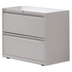 2 DRAWER FILING CABINET IN LIGHT GREY (00025352)