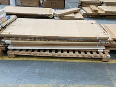 PALLET OF ASSORTED DOORS TO INCLUDE NEWARK INTERNAL PRIMED DOOR (00030348, 00031452, 00022280, 00028078, 00029802, 00030345, 00021751, 00028337, 00030347) (KERBSIDE PALLET DELIVERY)