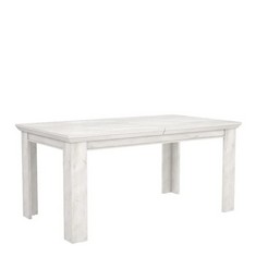 2 X ASSORTED FURNITURE TO INCLUDE KASHMIR EXTENDABLE DINING TABLE IN WHITE (00029480) (KERBSIDE PALLET DELIVERY)