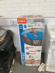 INTEX 12' STEEL PRO MAX ABOVE GROUND SWIMMING POOL - ITEM NO. 5614X - RRP £250