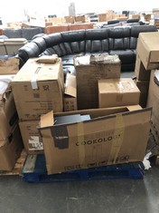 6 X ASSORTED ITEMS TO INCLUDE COOKOLOGY CH900BK/A 90CM BLACK CHIMNEY COOKER HOOD RRP-£84.99 (PALLET 5) (KERBSIDE PALLET DELIVERY)