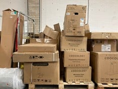 PALLET OF ASSORTED COOKOLOGY APPLIANCES TO INCLUDE 60CM INDUCTION HOB IN BLACK - MODEL NO. CIH602 (KERBSIDE PALLET DELIVERY)