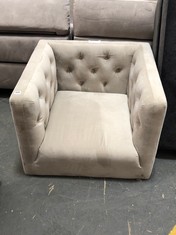 BRIDGERTON ACCENT CHAIR IN PEBBLE ALL OVER - RRP £549