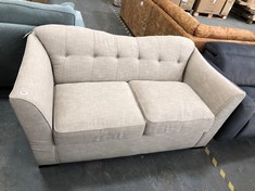 2 SEATER SOFA IN BEIGE - NATURAL FABRIC