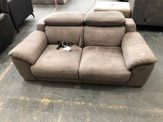 COLLINS 2 SEATER SOFA IN TORONTO CHARCOAL FABRIC - RRP £1099