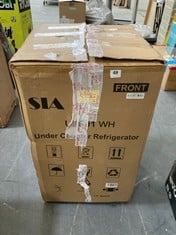 SIA UNDER COUNTER FRIDGE - MODEL NO. UFF01WH - RRP £180