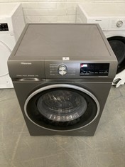 HISENSE WASHING MACHINE 10KG 1400 SPIN IN TITANIUM - MODEL NO. WFQY1014EVJMT - RRP £340