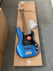 SQUIER BY FENDER AFFINITY SERIES PRECISION BASS IN PLACID BLUE WITH BLACK PICKGUARD - ITEM NO. 037855102 - RRP £219