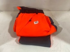 HUSQVARNA WORK PROTECTIVE TROUSERS ORANGE/BLACK/NAVY SIZE L 54/56