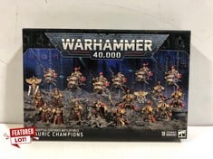 WARHAMMER 40,000 ADEPTUS CUSTODES BATTLEFORCE AURIC CHAMPIONS 18 CITADEL MINIATURES RRP- £120