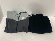 NIKE TECH ZIPPED HOODIE CHARCOAL/GREY SIZE XXL TO INCLUDE NIKE TECH JOGGERS BLACK SIZE XXL TOTAL RRP-£200