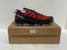 MERRELL SPEED ECO WP TRAINERS LAVA/CABERNET SIZE 8